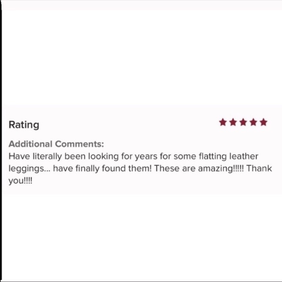 S-XL Avail! High Waisted Vegan Leather Leggings - Picture 7 of 7